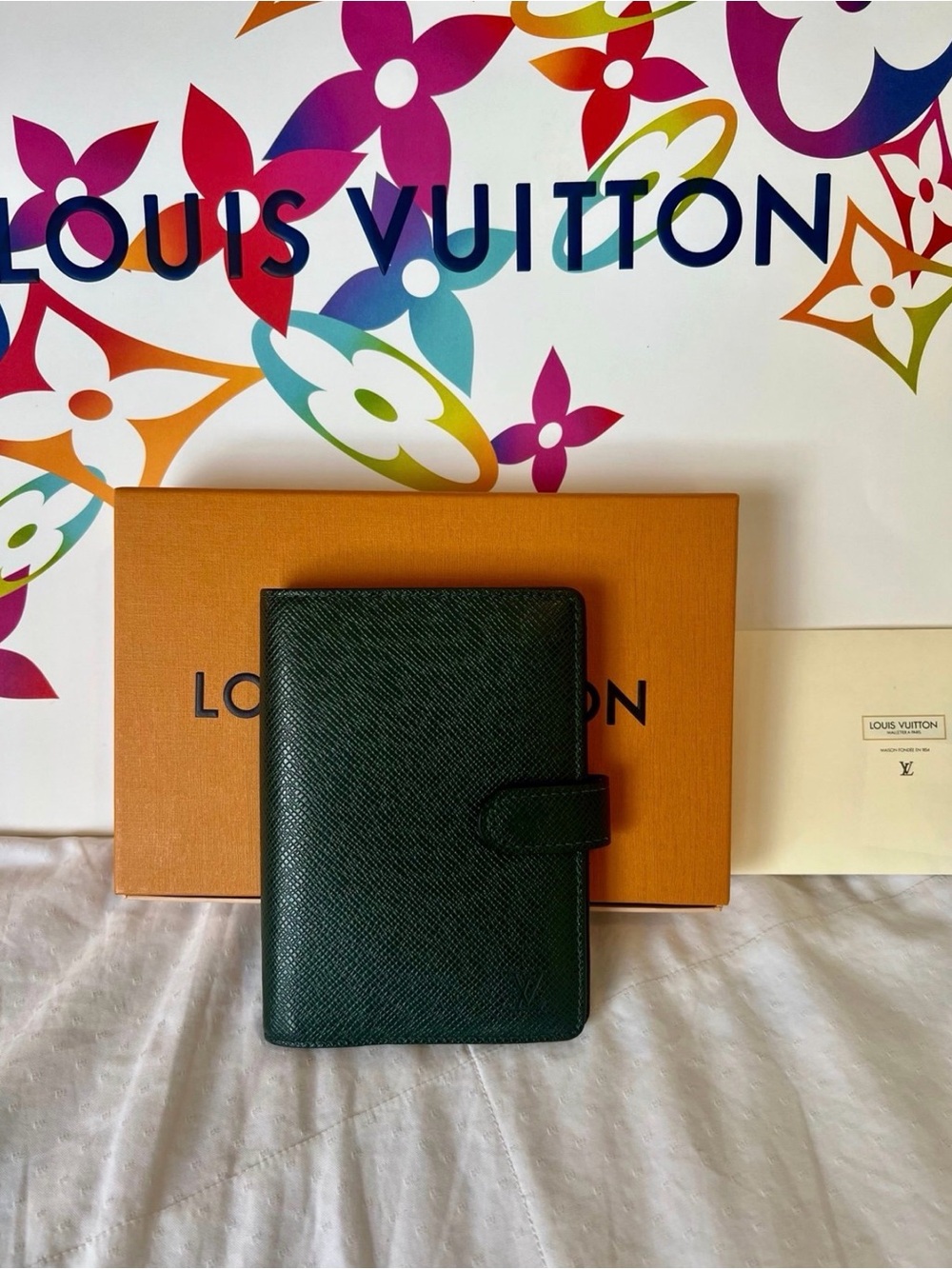 Louis Vuitton Taiga Leather Agenda Organizer PM